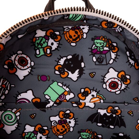Loungefly X Sanrio NYCC Hello Kitty Skeleton Costume Glow Mini Backpack - Picture 8 of 8
